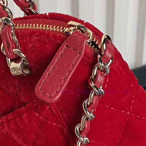 Chanel Bag Chanel 24B Autumn/Winter New Product: Woolen Glitter Shell Box Bag A3354, with a c9y7y6qy - Image 6