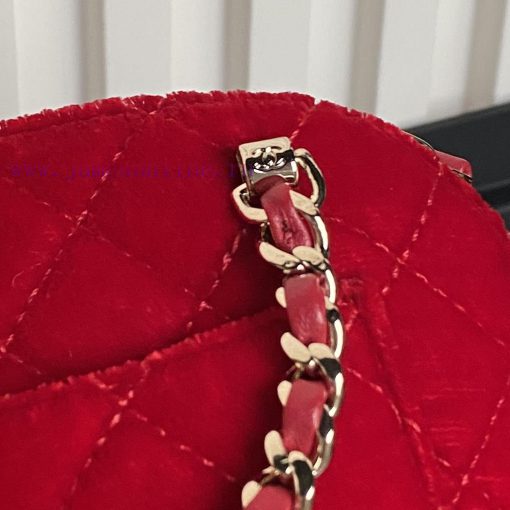 Chanel Bag Chanel 24B Autumn/Winter New Product: Woolen Glitter Shell Box Bag A3354, with a c9y7y6qy - Image 8