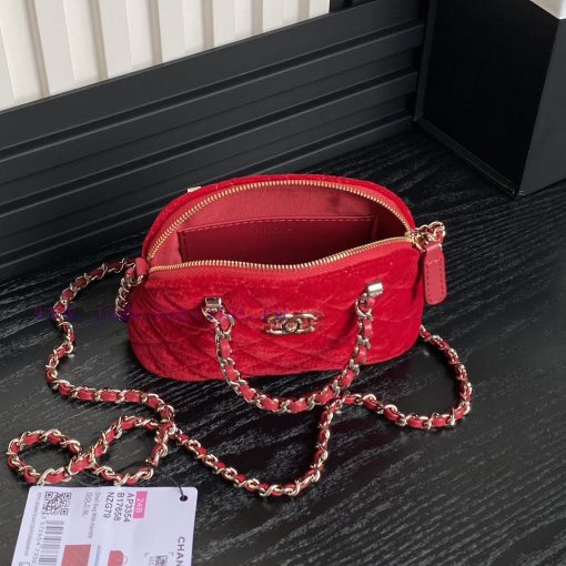 Chanel Bag Chanel 24B Autumn/Winter New Product: Woolen Glitter Shell Box Bag A3354, with a c9y7y6qy - Image 9