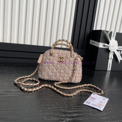 Chanel Bag Chanel 24B Autumn/Winter New Product: Woolen Glitter Shell Box Bag A3354, with a kml622c5