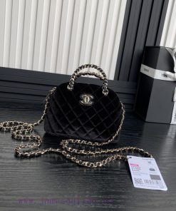 Chanel Bag Chanel 24B Autumn/Winter New Product: Woolen Glitter Shell Box Bag A3354, with a an8a1f7v