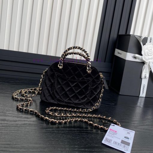 Chanel Bag Chanel 24B Autumn/Winter New Product: Woolen Glitter Shell Box Bag A3354, with a an8a1f7v - Image 3