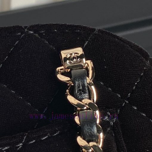 Chanel Bag Chanel 24B Autumn/Winter New Product: Woolen Glitter Shell Box Bag A3354, with a an8a1f7v - Image 4