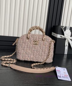 Chanel Bag Chanel 24B autumn and winter new product wool sequin shell box bag AS5130 twill s 1qxabsm1
