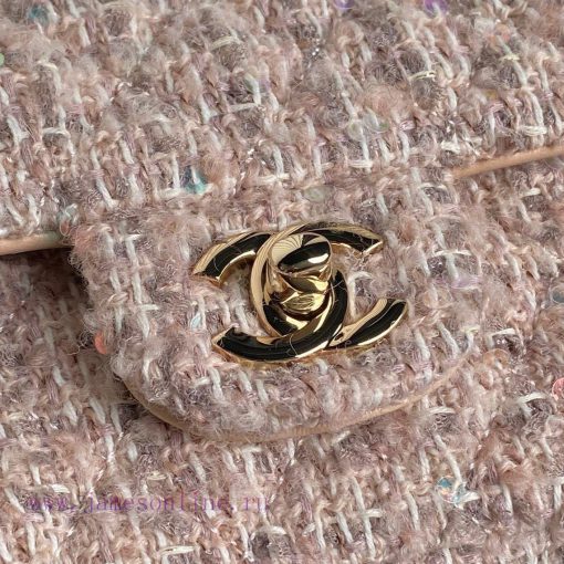 Chanel Bag Chanel 24B Autumn/Winter New Product: Woolen sequins A01112, twill soft wool shee b9sykq2u - Image 4