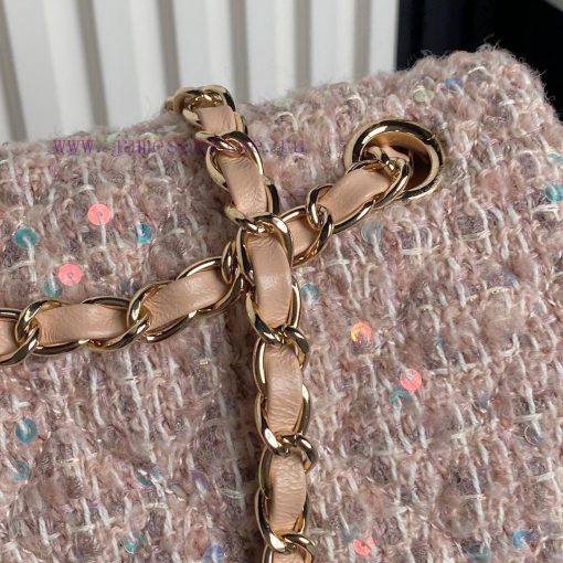 Chanel Bag Chanel 24B Autumn/Winter New Product: Woolen sequins A01112, twill soft wool shee b9sykq2u - Image 5