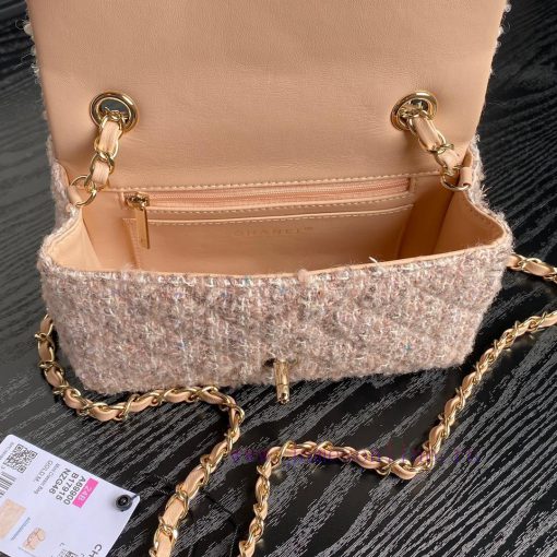 Chanel Bag Chanel 24B autumn and winter new product wool sequin A69900 twill soft wool sheep uid3v8hh - Image 8