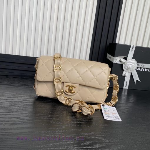 Chanel Bag  Chanel 🧩 24K advanced feeling AS5176 armpit bag double C thick chain: sheepskin 5ohpijed - Image 2