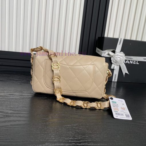 Chanel Bag  Chanel 🧩 24K advanced feeling AS5176 armpit bag double C thick chain: sheepskin 5ohpijed - Image 3