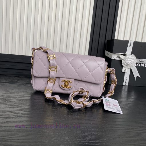 Chanel Bag  Chanel 🧩 24K advanced feeling AS5176 armpit bag double C thick chain: sheepskin 77gcdcwm - Image 2