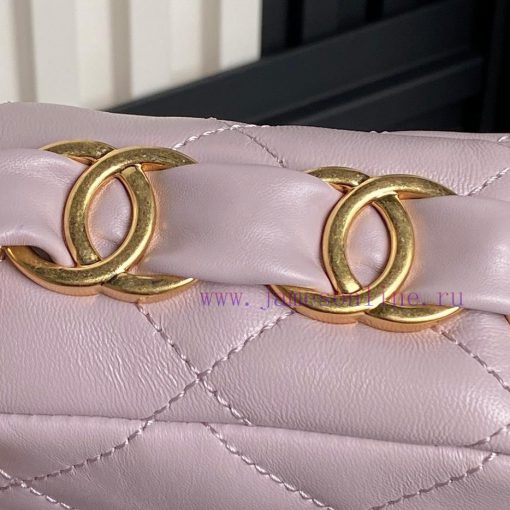Chanel Bag  Chanel 🧩 24K advanced feeling AS5176 armpit bag double C thick chain: sheepskin 77gcdcwm - Image 7