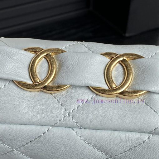 Chanel Bag  Chanel 🧩 24K advanced feeling AS5176 armpit bag double C thick chain: sheepskin kop1bvee - Image 6