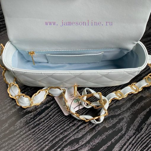 Chanel Bag  Chanel 🧩 24K advanced feeling AS5176 armpit bag double C thick chain: sheepskin kop1bvee - Image 8