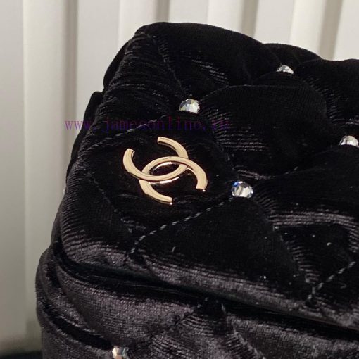 Chanel Bag Chanel ️ 24B Handbag A4164, cool and luxurious, autumn and winter velvet style is ewvuc63z - Image 4