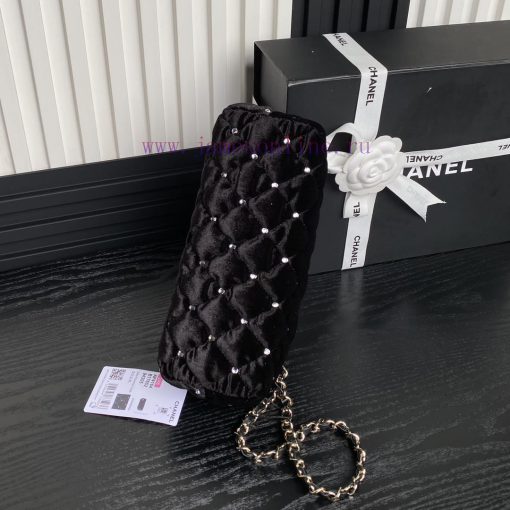 Chanel Bag Chanel ️ 24B Handbag A4164, cool and luxurious, autumn and winter velvet style is ewvuc63z - Image 6