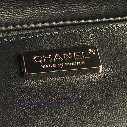 Chanel Bag Chanel 24B limited edition AS4418 bow CF black and white sequins, with a sparklin d41l50zj - Image 10