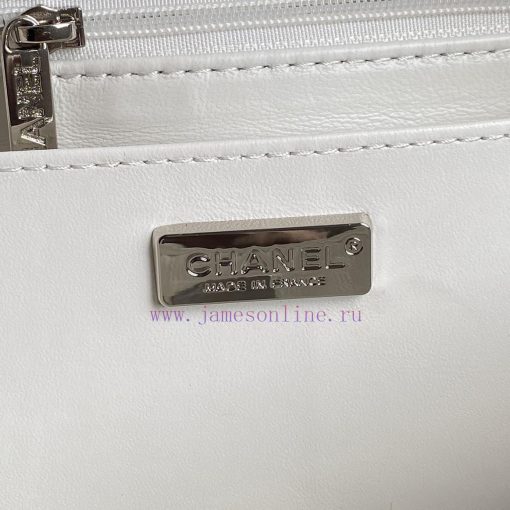 Chanel Bag Chanel 24B limited edition AS4418 bow CF black and white sequins, with a sparklin 629sgqlo - Image 10