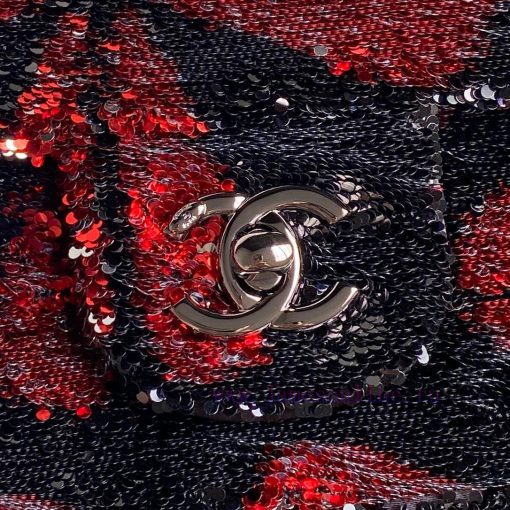 Chanel Bag Chanel 24B limited edition AS4561 bow CF black and white sequins, this dazzling a l5agr24h - Image 4