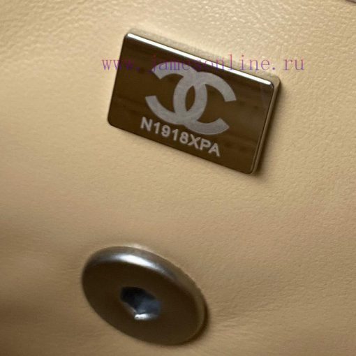 Chanel Bag Silver chain Chanel AS1787 popular CF mini mouth cover bag with silver ball chain iq82dpqk - Image 10