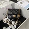 Chanel Bag Chanel AS1786 popular metal CF mini hood bag with hollowed out braided rope, adde 4796k1qy