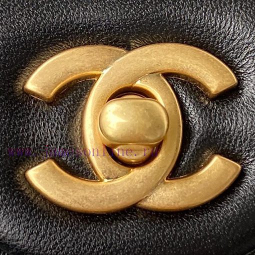 Chanel Bag Chanel AS1786 popular metal CF mini hood bag with hollowed out braided rope, adde 4796k1qy - Image 4