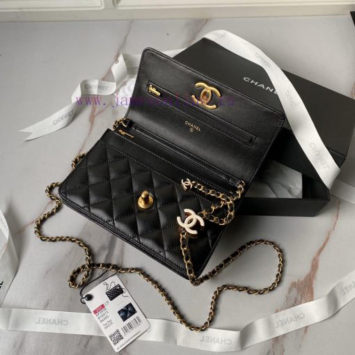 Chanel Bag Chanel 24A Handmade Visit Series New Woc A3938 Sheepskin with Color Buckle is rea 4nqcaecf - Image 6