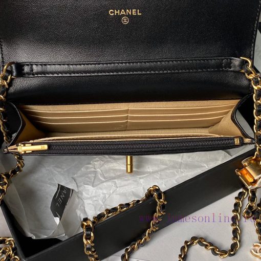 Chanel Bag Chanel 24A Handmade Visit Series New Woc A3938 Sheepskin with Color Buckle is rea 4nqcaecf - Image 9