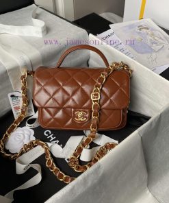 Chanel Bag Chanel 24A Advanced Worker Visit Series Postman Bag AS4992 Chain Design More Exqu faapbb74