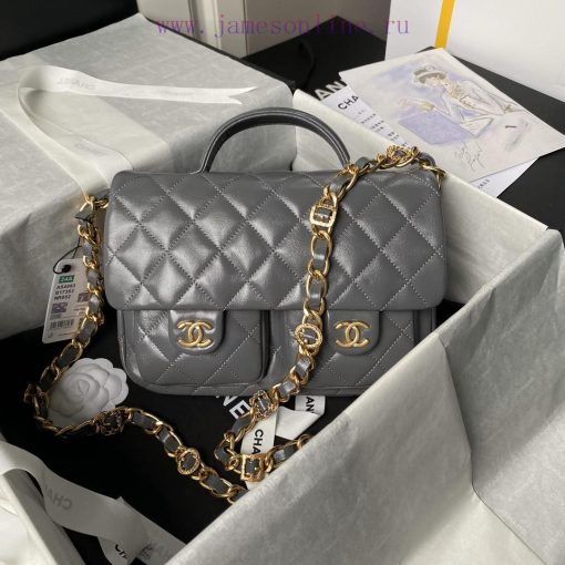 Chanel Bag Chanel 24A Advanced Worker Visit Series Postman Bag AS4993 Chain Design More Exqu pvf7hwnr