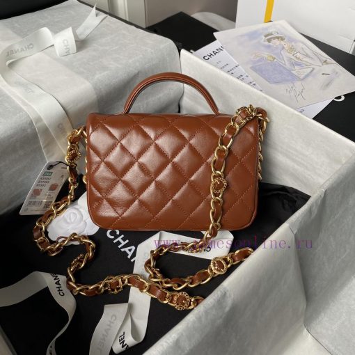 Chanel Bag Chanel 24A Advanced Worker Visit Series Postman Bag AS4992 Chain Design More Exqu faapbb74 - Image 3