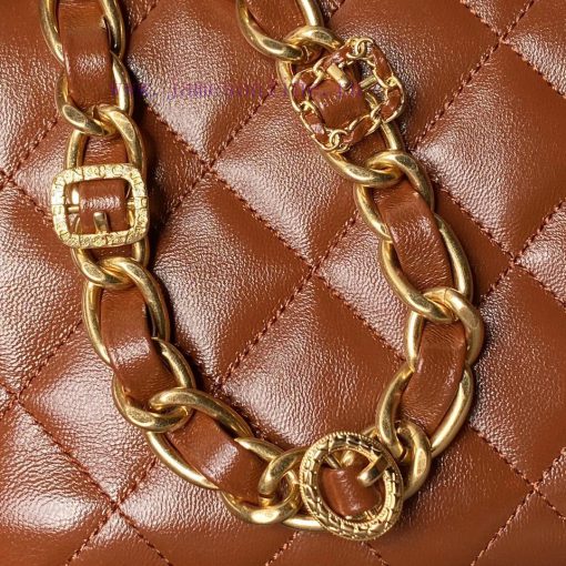 Chanel Bag Chanel 24A Advanced Worker Visit Series Postman Bag AS4992 Chain Design More Exqu faapbb74 - Image 5