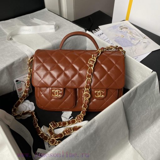 Chanel Bag Chanel 24A Advanced Worker Visit Series Postman Bag AS4993 Chain Design More Exqu 8z4v9w5i