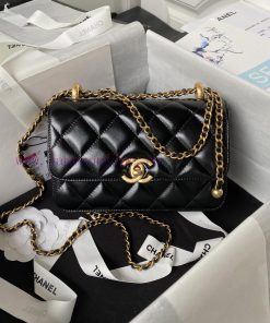 Chanel Bag Chanel 24C Double Small Gold Ball AS2615 ️ Professional goal team walked in and o di7xw8wd