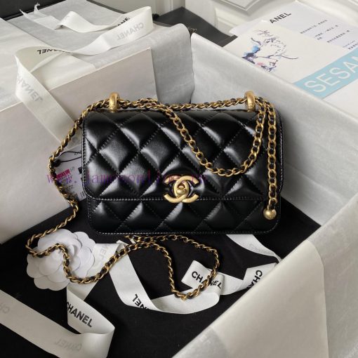 Chanel Bag Chanel 24C Double Small Gold Ball AS2615 ️ Professional goal team walked in and o di7xw8wd