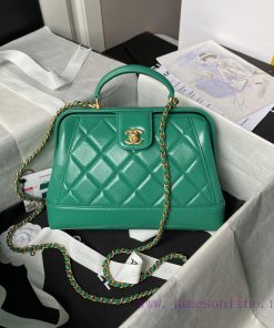 Chanel Bag Chanel 24A Handmade Visit Series Doctor's Bag AS4959 Physical Super Beautiful Oil pzjxahke