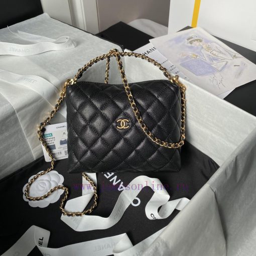 Chanel Bag  Chanel 🧩  24A small hobo handle model A4066 particle calf leather with metal wea beqykbdl
