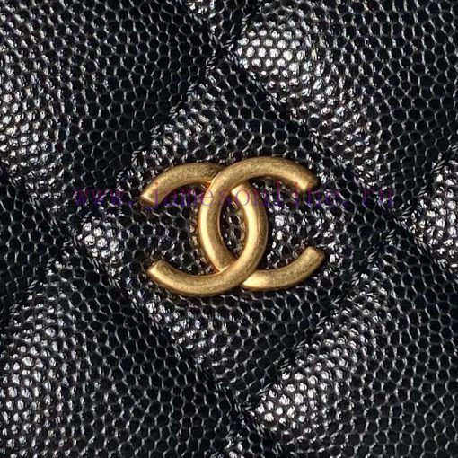 Chanel Bag  Chanel 🧩  24A small hobo handle model A4066 particle calf leather with metal wea beqykbdl - Image 4