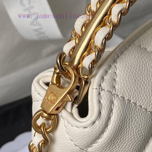 Chanel Bag  Chanel 🧩  24A small hobo handle model A4066 particle calf leather with metal wea h4b9w8od - Image 6