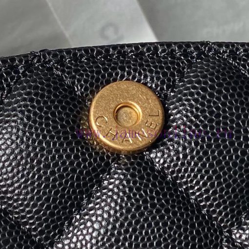 Chanel Bag  Chanel 🧩  24A small hobo handle model A4066 particle calf leather with metal wea beqykbdl - Image 8
