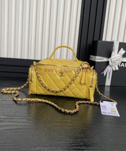 Chanel Bag Chanel 24K Bowling AS5222 Camera Bag, I love it! The lambskin paired with gold me w8418btv