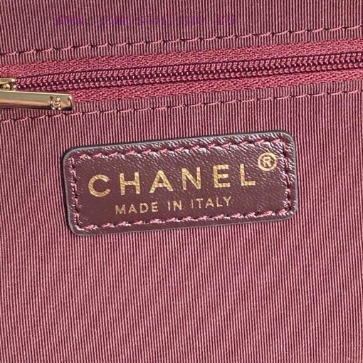 Chanel Bag Chanel 24K Bowling AS5222 Camera Bag, I love it! The lambskin paired with gold me lt5cj6cw - Image 9