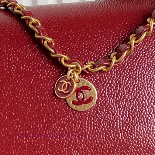 Chanel Bag Chanel 24k CF vintage new model AS5180 simple and high-end elegant particle embos 40o27s7d - Image 5