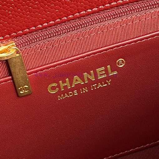 Chanel Bag Chanel 24k CF vintage new model AS5180 simple and high-end elegant particle embos 40o27s7d - Image 9