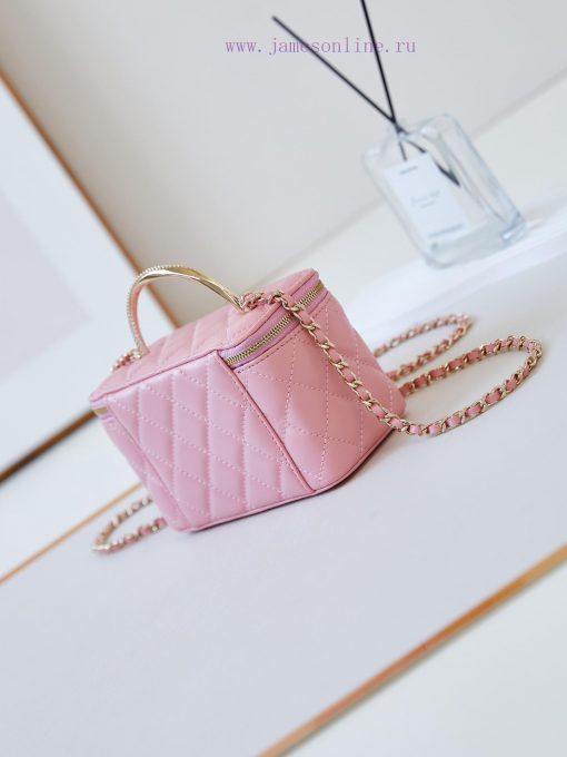 Chanel Bag 24K Limited Edition Diamond Handle Long Box Bag Makeup Slant Cross Bag with Diamo r6raabkv - Image 5