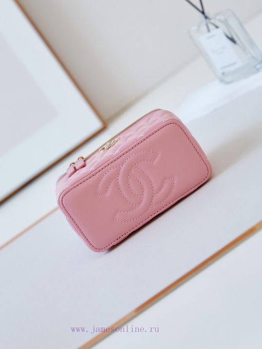 Chanel Bag 24K Limited Edition Diamond Handle Long Box Bag Makeup Slant Cross Bag with Diamo r6raabkv - Image 8