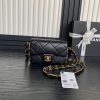 Chanel Bag  Chanel24K  🧩 Advanced AS5175 armpit bag double C thick chain: sheepskin with ret 9gbf1qf3