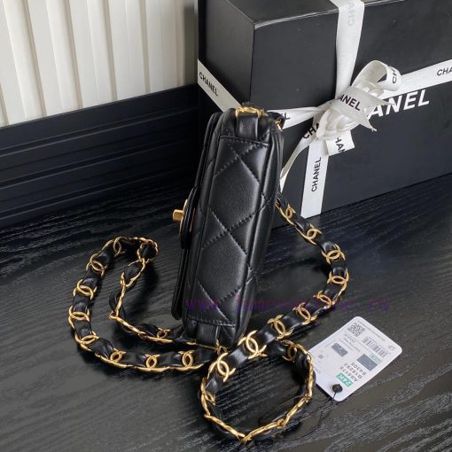 Chanel Bag  Chanel24K  🧩 Advanced AS5175 armpit bag double C thick chain: sheepskin with ret 9gbf1qf3 - Image 7