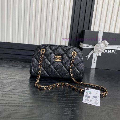 Chanel Bag Chanel 24K bowling ball AS5137 lychee patterned calf leather design is simply too hyerlgn2