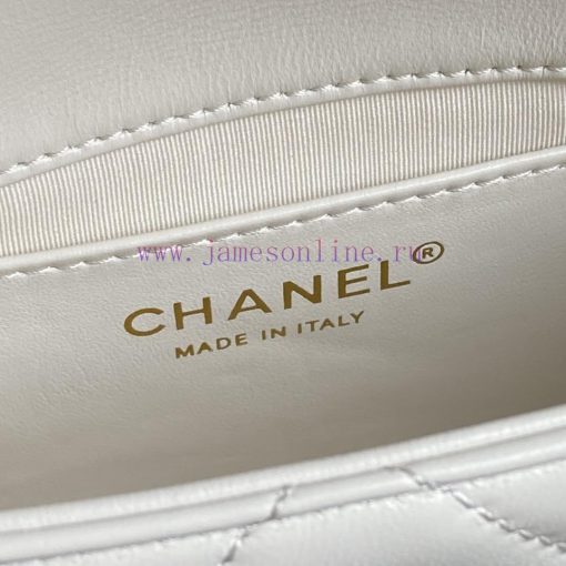 Chanel Bag  Chanel24K  🧩 Advanced AS5175 armpit bag double C thick chain: sheepskin with ret 4hlqnec4 - Image 10