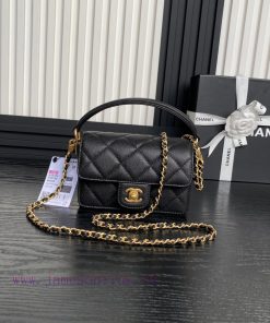Chanel Bag Chanel 24K Classic Lid Bag AS5164 Full of Retro Style Particles, Made of Calfskin uv1wibtr